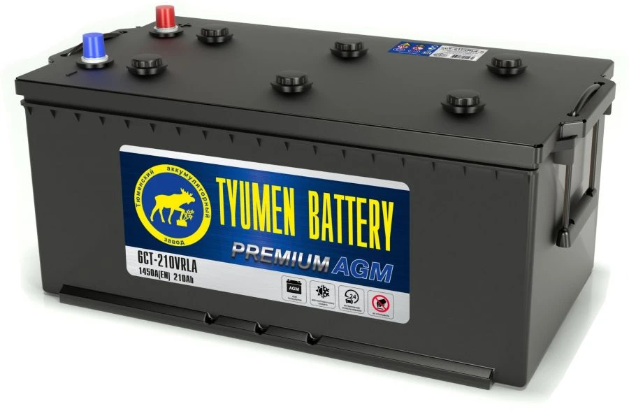 Lead Starter Battery TYUMEN 6СТ-210VRLA-R