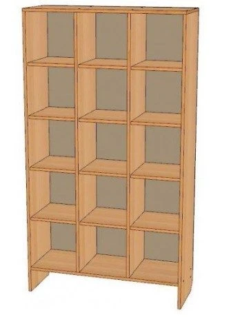 Pot Cabinet with Shelves and Supports, Model SG-15