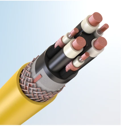 Flexible Shielded Power Cable 6000/10000V for AC Applications