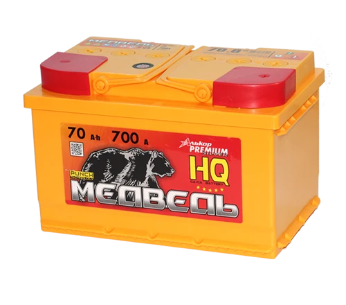 Lead Acid Starter Battery for Internal Combustion Engines 12V 70Ah Bear Model