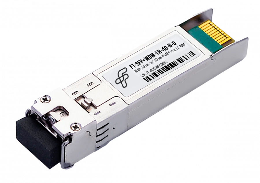 جهاز الإرسال والاستقبال البصري بمدى 40 كم - FT-SFP+-WDM-ER-40-B-D