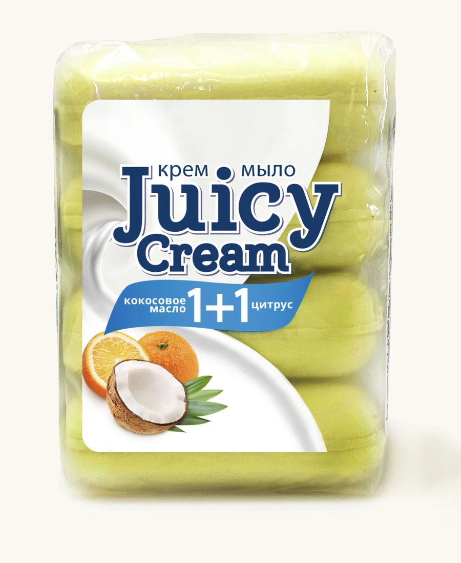 Juicy Cream Coconut Oil + Citrus Solid Toilet Soap