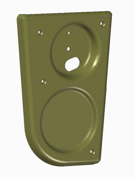 Right Upper Headlight Housing for LiAZ 5292 (Component 529222-5601136)