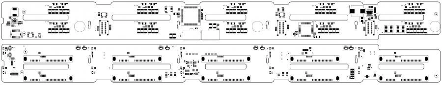 وحدة توسيع القرص 10xSFF YADR.469555.060