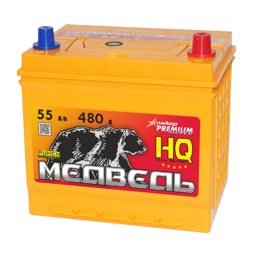 Lead Acid Starter Battery for Internal Combustion Engines 12V 55D23 Medved