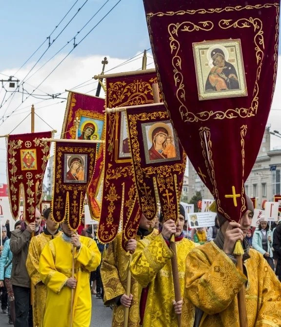 Double-Sided Religious Banner Custom Size and Color