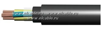 Marine Cable with Rubber Insulation and PVC Sheath KНРЭк