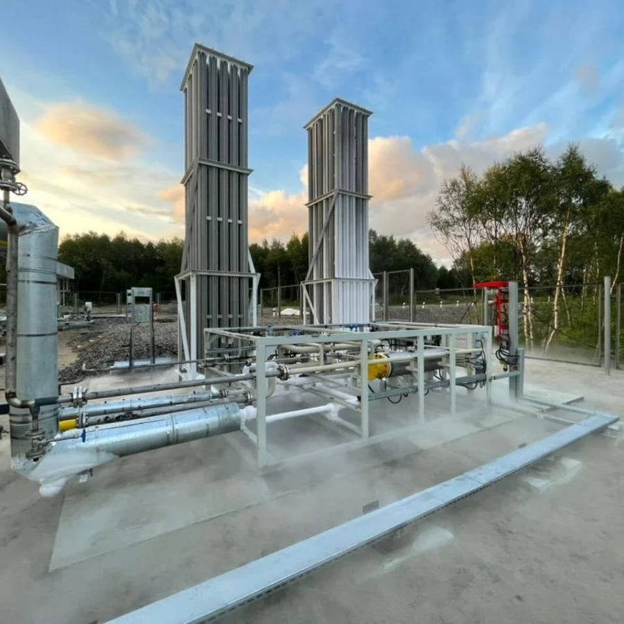 High-Pressure Atmospheric Cryogenic Evaporator Heat Exchanger