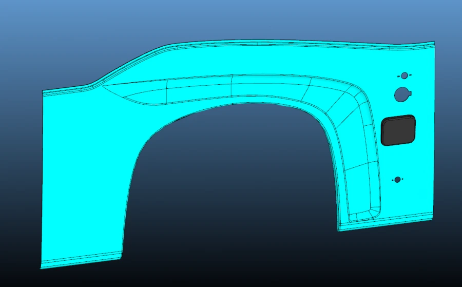 Right Front Arc Panel for Vehicles 6292-401-5402505