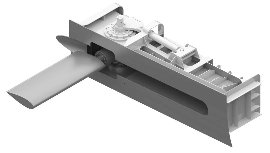 Roll Stabilizer with Controlled Rudders UKZ-2.6