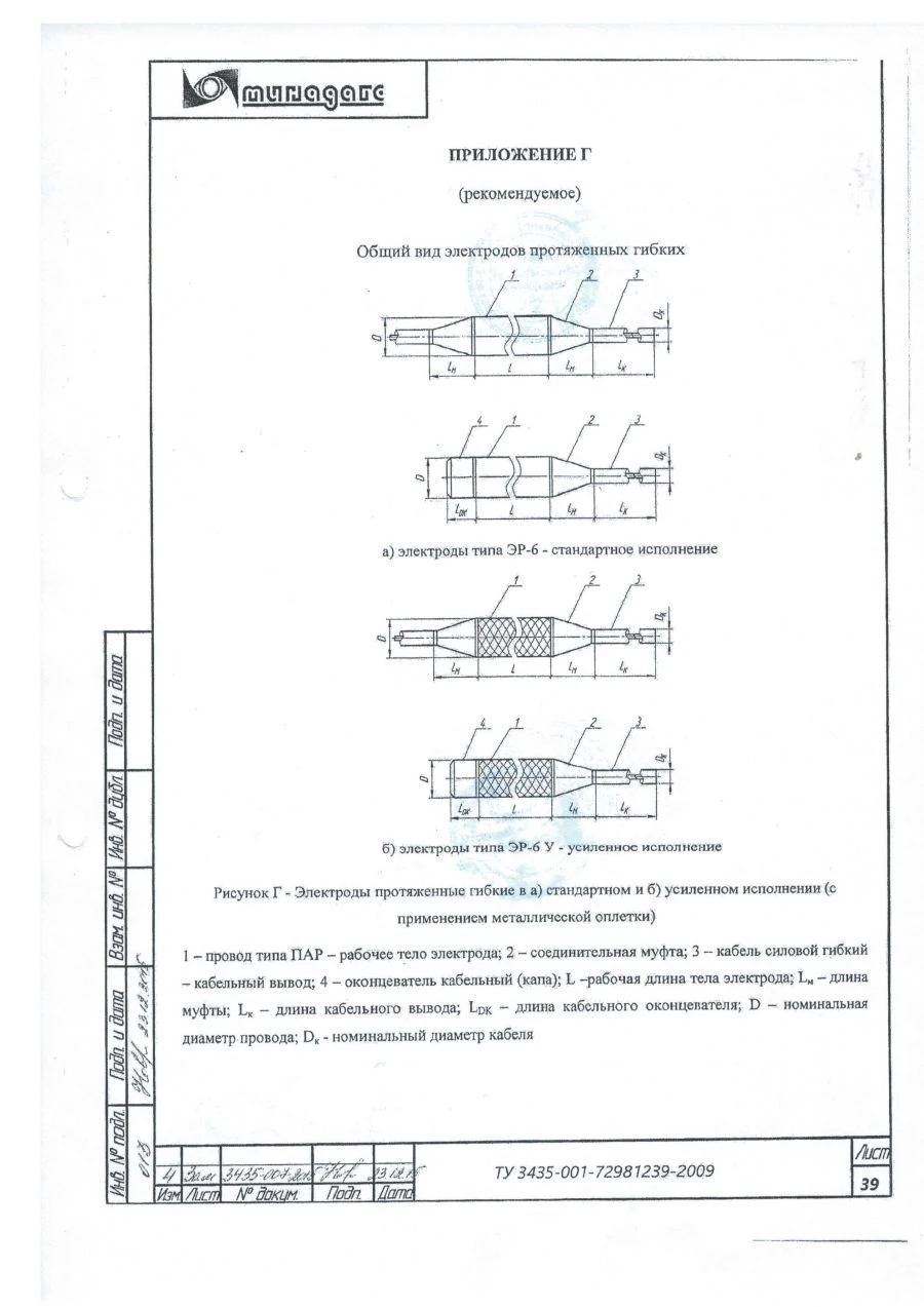 Flexible Low-Soluble Anodic Grounding Electrode MINADAGS ER-6 EPDKUS