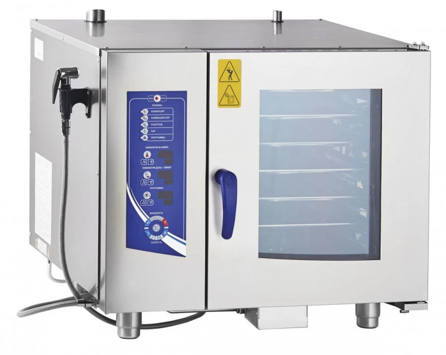 Electric Kitchen Convection Steamer PKA6-1/1PM2-01