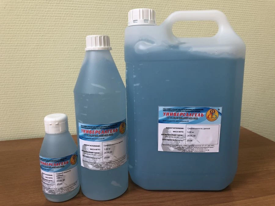 Universal Gel for Ultrasound and Electrophysiological Studies, Colored