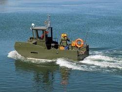 Self-Propelled Pontoon PCT-1 for Tugging Ferries and Floating Bridges