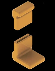 Cable Tray End Cap 000x00, Dimensions 50-90 mm