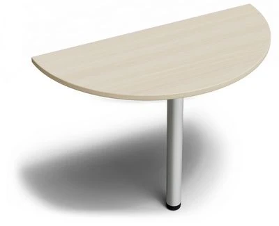 ملحق طاولة معدني مع دعم روندي