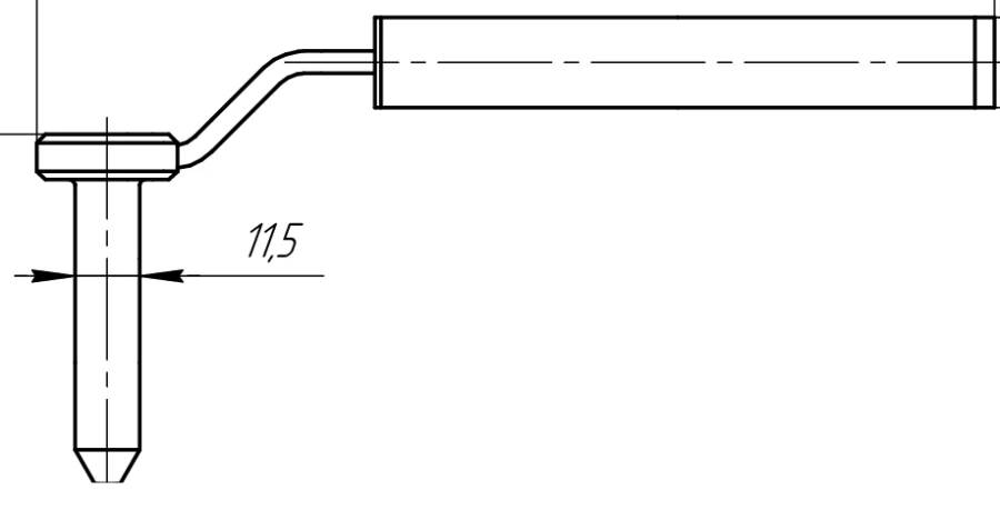 11.5/3.2mm Bone Pin Sleeve for Osteosynthesis, Article 501.505