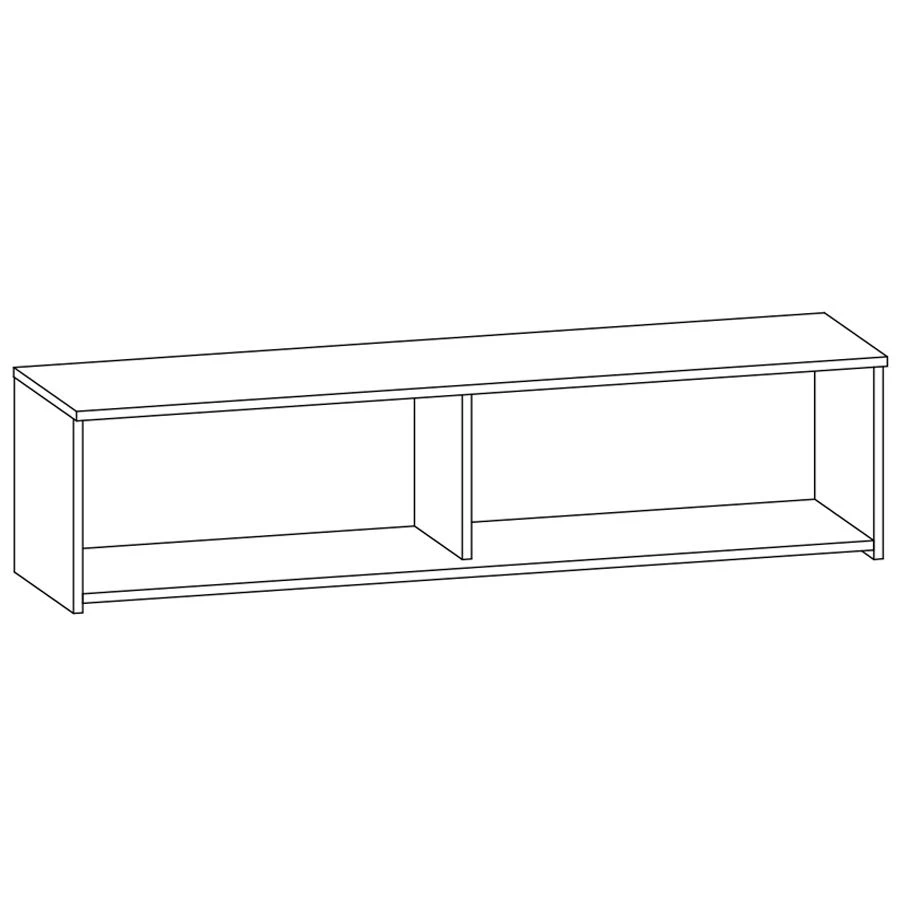 Wall-Mounted Shelf for Office and Home Storage