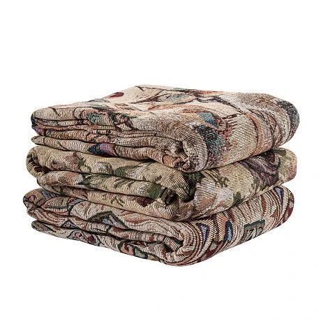 Elegant Tapestry Bedspread - Decorative Coverlet