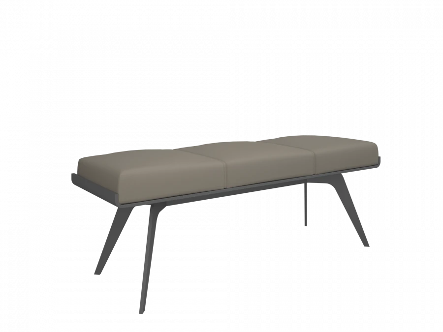 Three-Seater Bench with Waterproof Plywood Frame