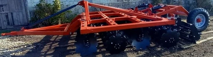 Heavy-Duty Disc Harrow BDM-5.0x4PU, 4 Rows, Towable with 50 Discs
