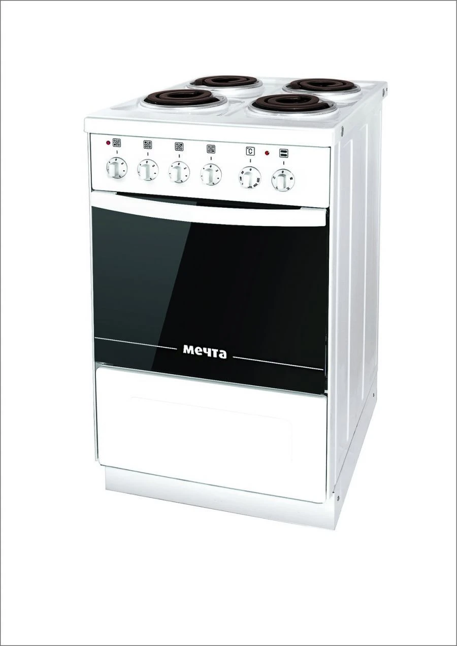 Electric Four-Burner Construction Kitchen Stove TM "Mechta 12-03C