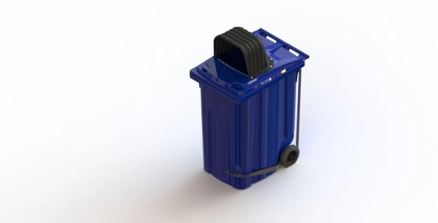 Mobile Garbage Container 360L Model Art. 28.C29.H
