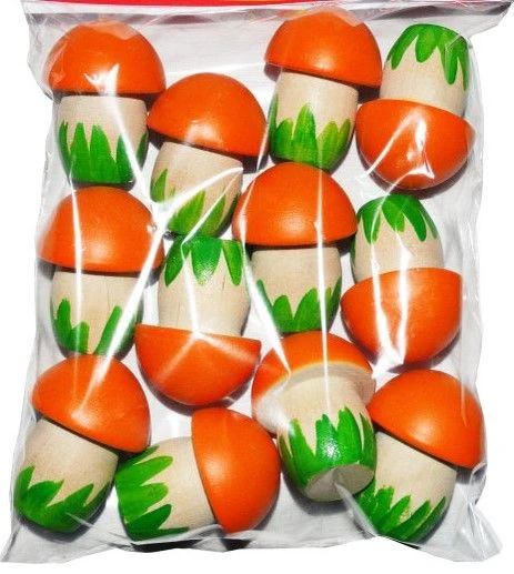 مادة عد الفطر الخشبي - 12 قطعة