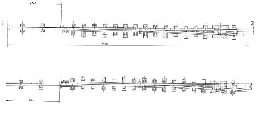 Rigid Rail with Spike Type R65 Mark 1/11 for Switches