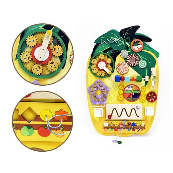 لوحة مشغولة فلفل أصفر لتطوير الأطفال