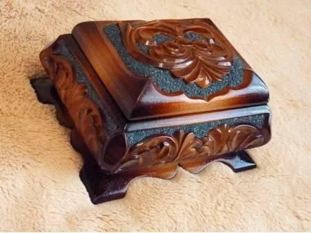 صندوق خشبي 100x150x80 مم - حل تخزين