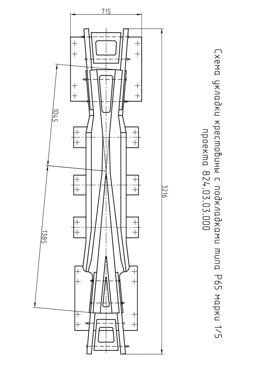 كروسبيس نوع P65 موديل 1/5 (مشروع 824.03.03.000)