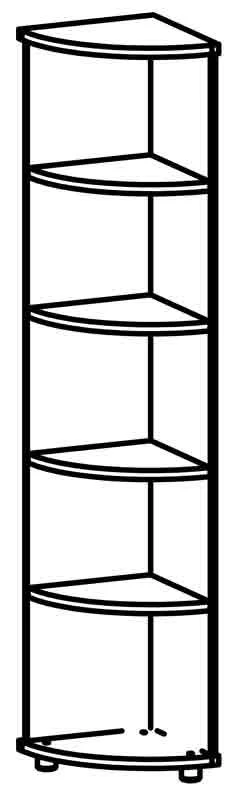 Corner Wardrobe 9108 Brooklyn Series