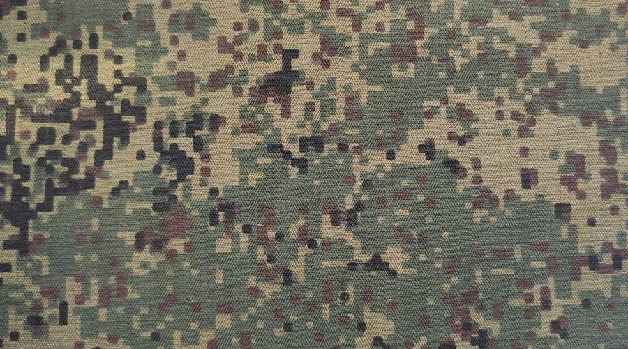 Camouflage Suit Fabric, Cotton-Polyester Blend Art. S 55 BY