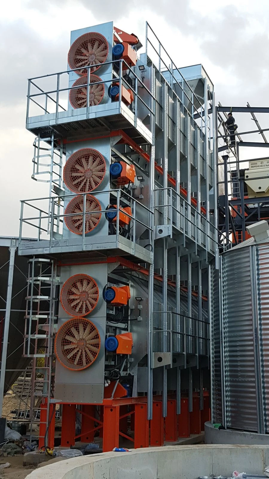 Horizontal Modular Gas Grain Dryer Stuurman SN350601