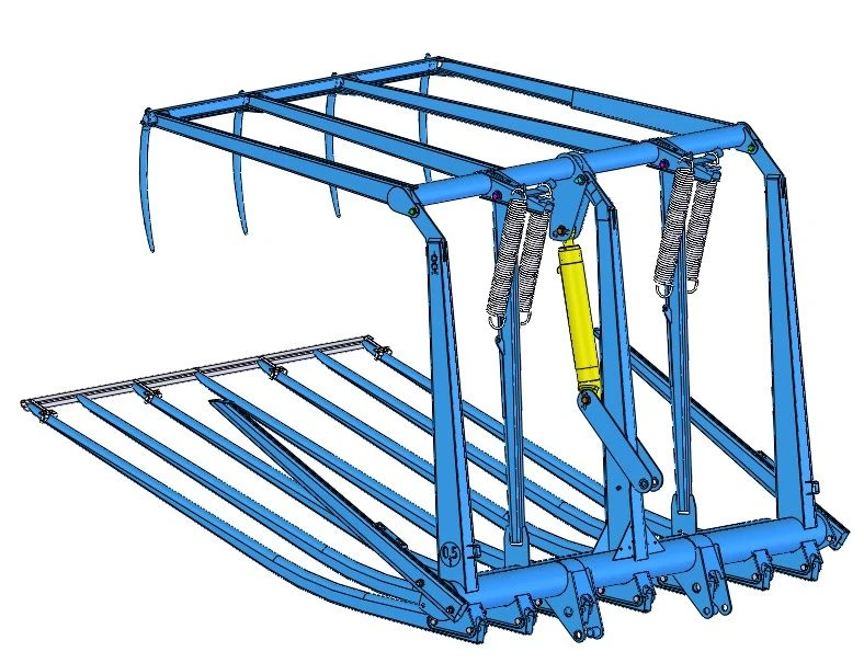 أداة العمل القابلة للتبديل لللودر الزراعي العام - شبكة المشط PKU-0.8-4