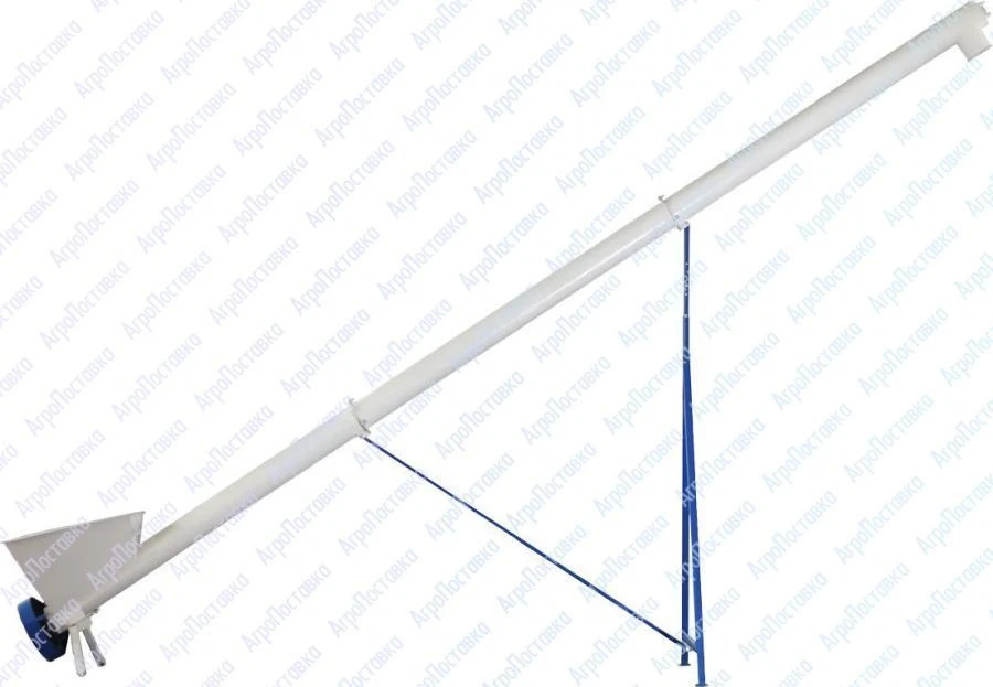 Sectional screw conveyor TSSH-100 (2m) with hopper