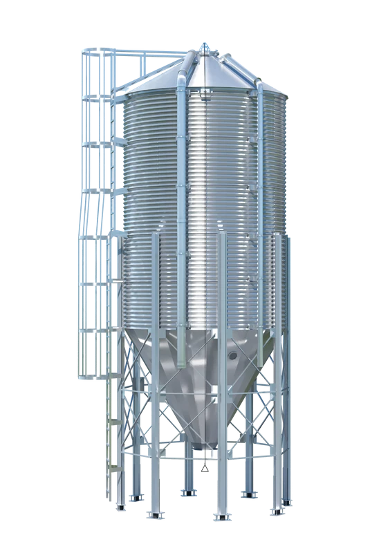 Metal Silo with Conical Bottom for Feed Storage SKFA10.9-2-2.1-2