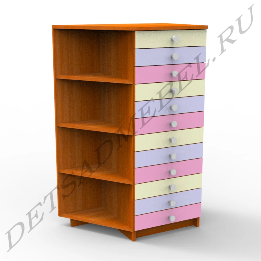Modular Storage Rack with Drawers - 4.2 Model