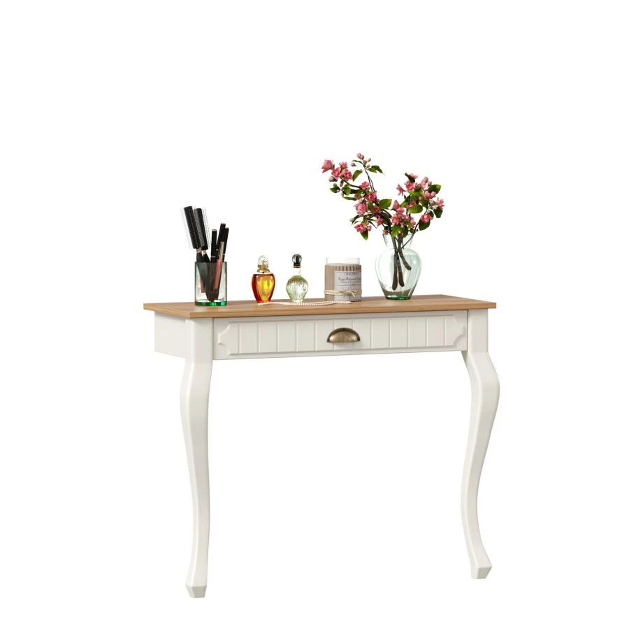 Villaggio Alabaster/Golden Oak Vanity Table Model LD.680160.000