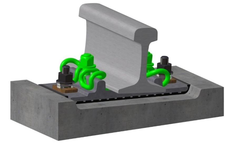 مشبك سكة حديد مرن Skl 12/32T