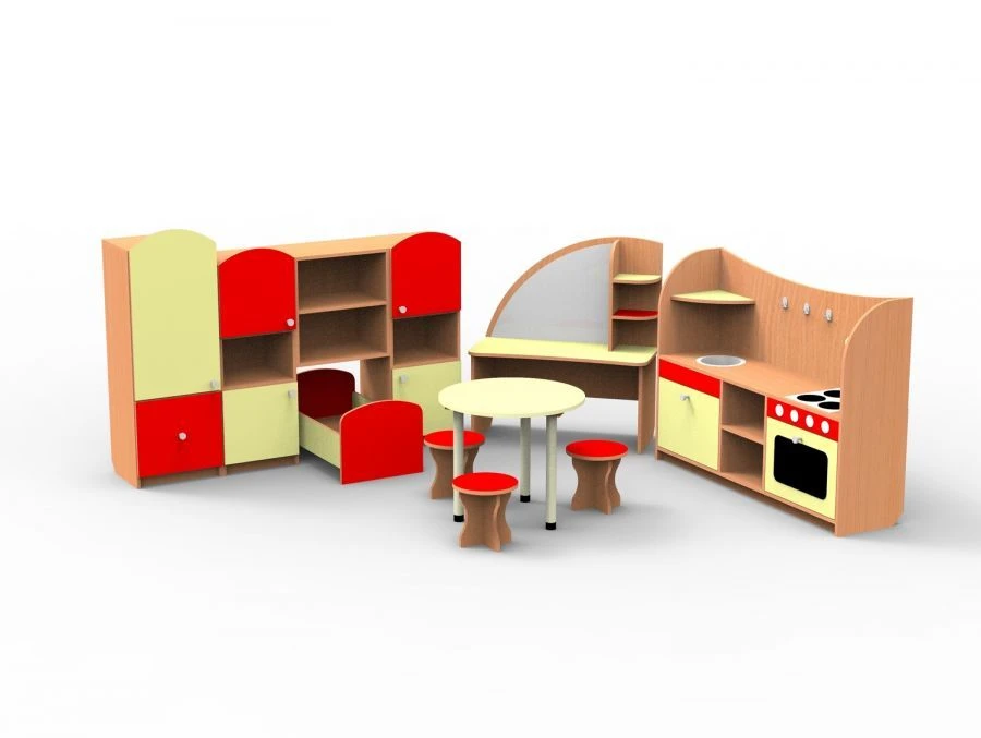 Living Room Play Corner Set for Role Play (9 Pieces)