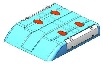 غلاف GBO الأمامي الكامل، L105-5702110