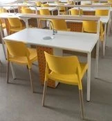 Adjustable Student Desk with Sink SU-RR