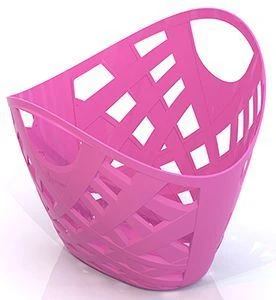 Woven Basket for Outdoor Use - Pink