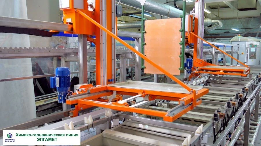 Automatic and Semi-Automatic Lines for Chemical Processing and Galvanic Coatings ELGAMET