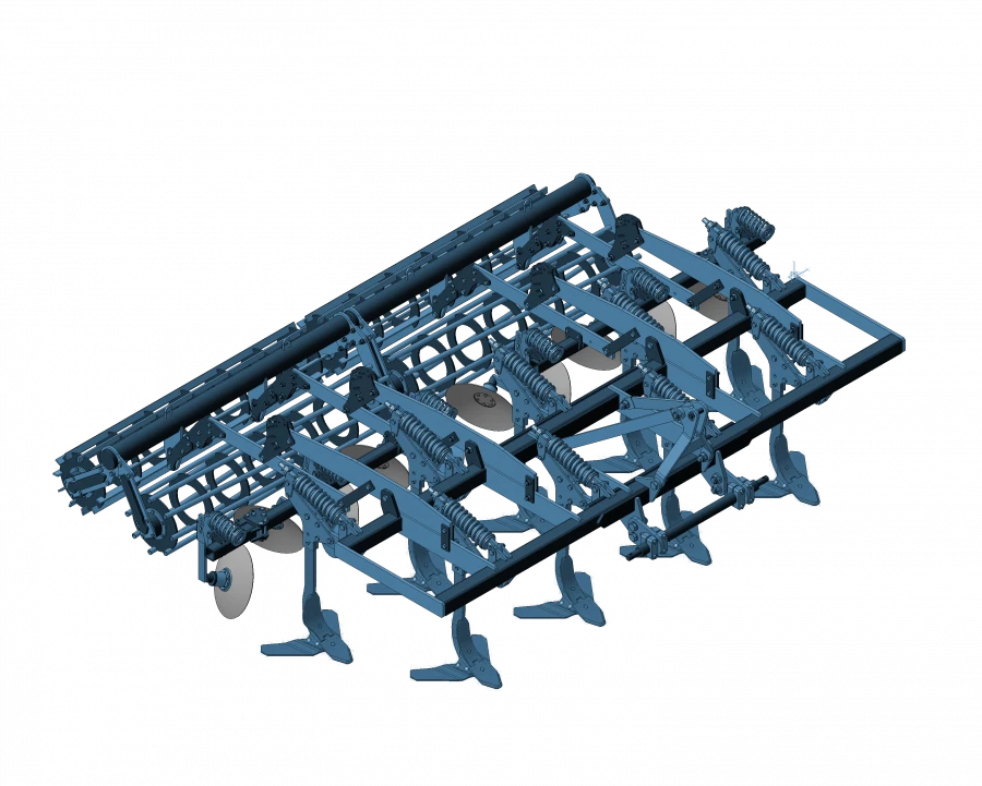 المحراث السطحي KSN-4 لمعالجة التربة قبل الزراعة