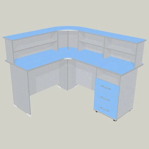 Corner Table STPM-2 with Open Shelves