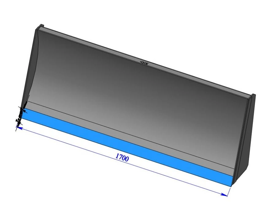 Snow Plow Attachment for P320-A Loader - P320-3A