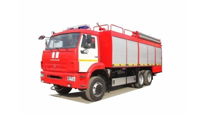 Fire Truck with Pump and Hose ANR 70-3.0 (65111) on KAMAZ 65111-50 Chassis